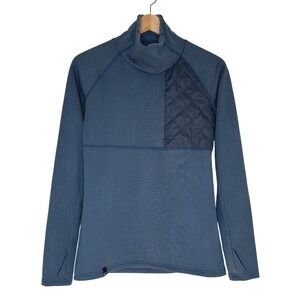 Flylow Gear Sondra Grid Fleece Midlayer Pullover Midnight Blue Womens Size XS